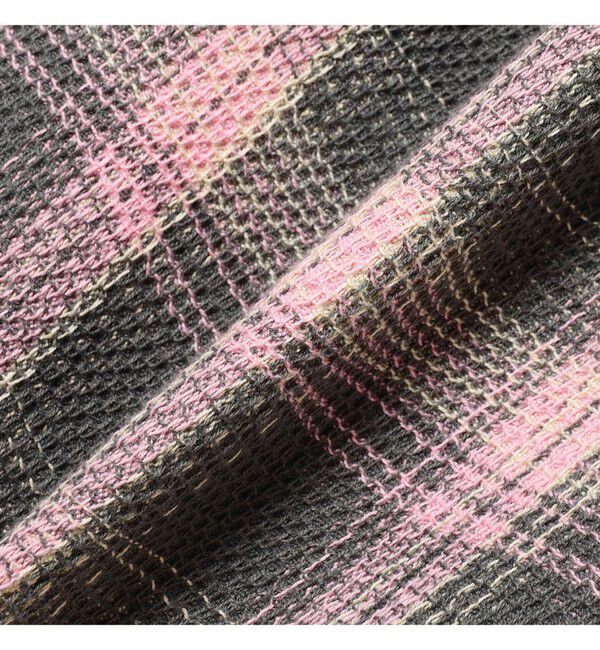BEAMS PLUS「2 Pleats Relax Trousers Waffle Plaid」|チノ|