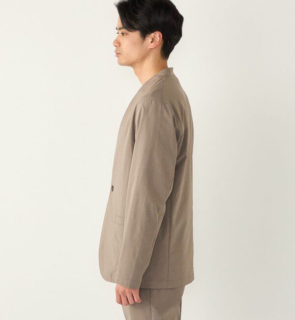 SHIPS Colors 「SHIPS Colors:〈遮熱・吸水速乾・接触冷感〉ファンクショナル ノーカラー ジャケット◇」|ノーカラージャケット|