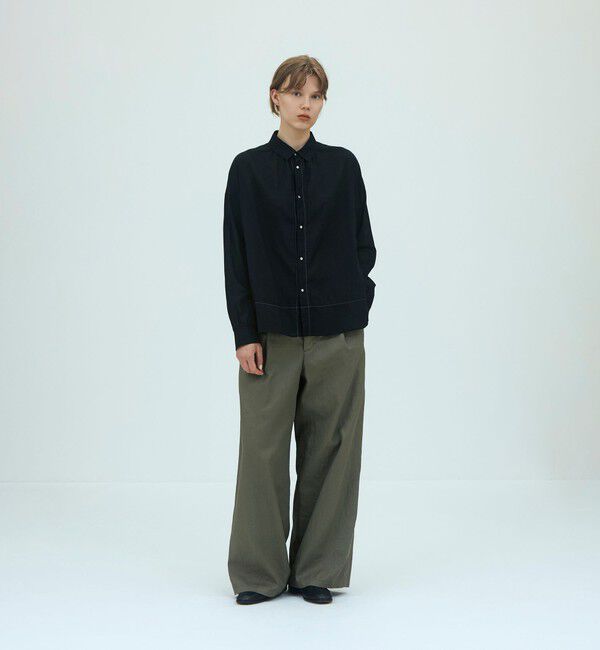 GALERIE VIE「インドコットン ステッチラインシャツ」|シャツ・ブラウス|