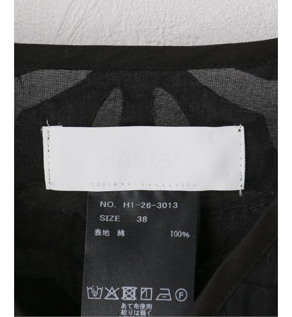 IENA「Heriter/エリテ reversible applique jacket ジャケット H1-26-3013」|シャツ・ブラウス|