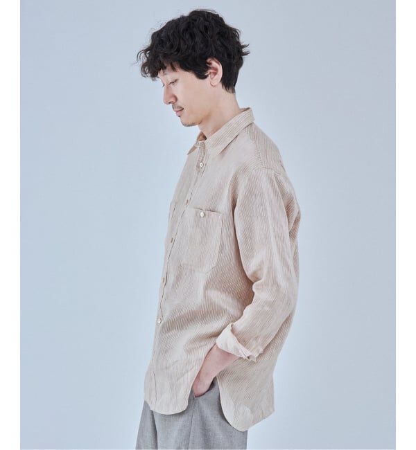 EDIFICE「ETS.MATERIAUX(マテリオ) US ネイビー シャツ」|シャツ・ブラウス|