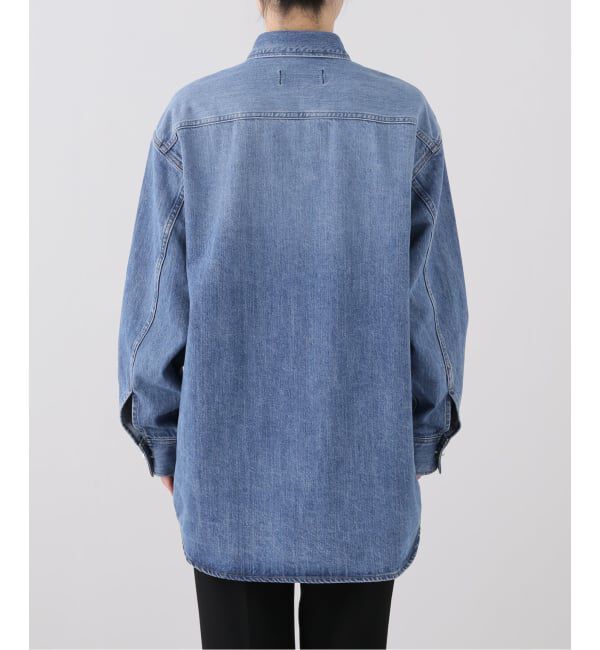 journal standard L'essage「パールボタンデニムシャツ」|シャツ・ブラウス|