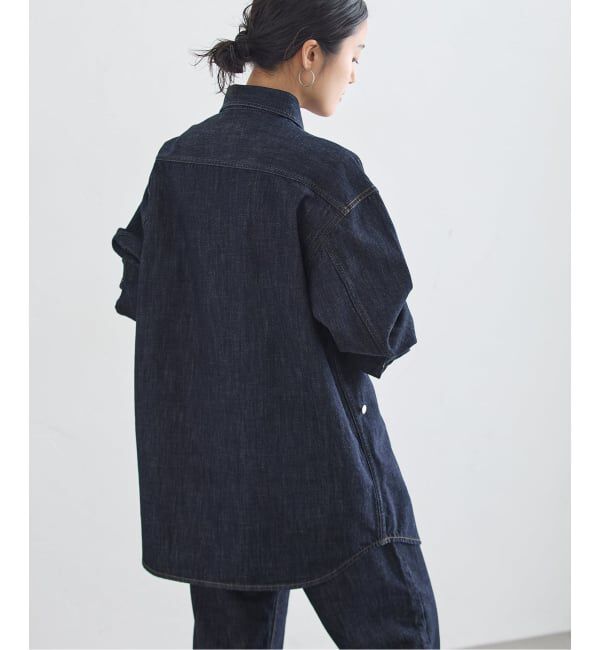 journal standard L'essage「パールボタンデニムシャツ」|シャツ・ブラウス|