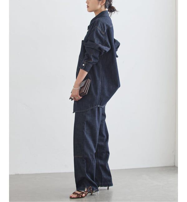 journal standard L'essage「パールボタンデニムシャツ」|シャツ・ブラウス|