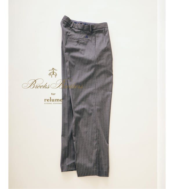JOURNAL STANDARD relume「《予約》Brooks Brothers / ブルックスブラザーズ 別注 ストライプスラックス」|スラックス|グレー
