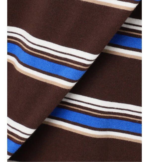 Spick and Span「マルチボーダーポロシャツワンピース」|ワンピース|