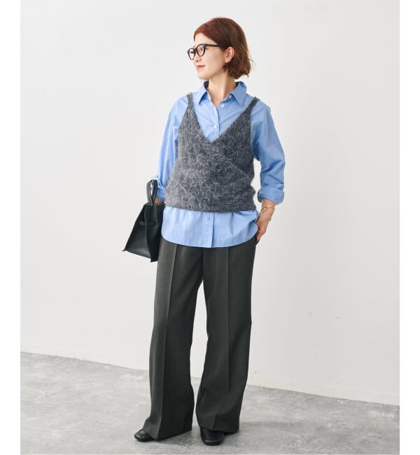 Spick and Span「《追加予約》アルパカ混2WAYカシュクールニット」|キャミソール|