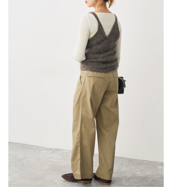 Spick and Span「《追加予約》アルパカ混2WAYカシュクールニット」|キャミソール|