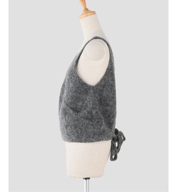 Spick and Span「《追加予約》アルパカ混2WAYカシュクールニット」|キャミソール|