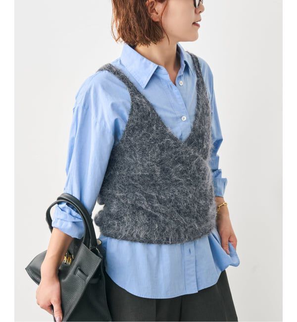 Spick and Span「《追加予約》アルパカ混2WAYカシュクールニット」|キャミソール|