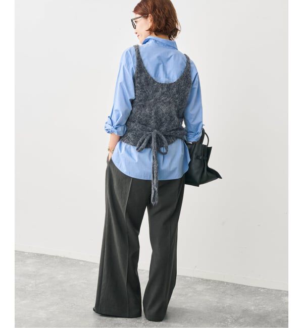 Spick and Span「《追加予約》アルパカ混2WAYカシュクールニット」|キャミソール|