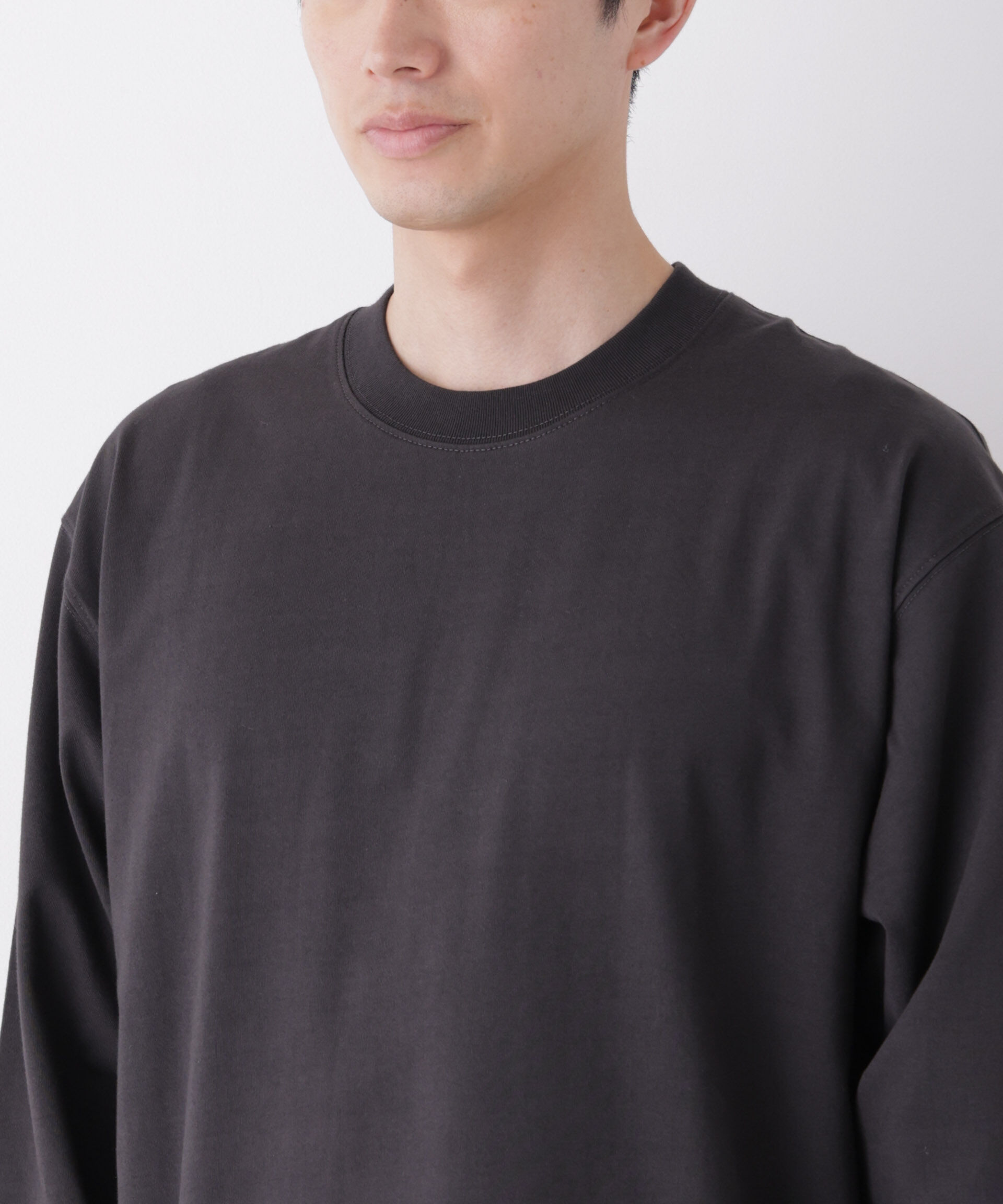 NANO universe「8ozビッグシルエットTシャツ 長袖」|Tシャツ・カットソー|