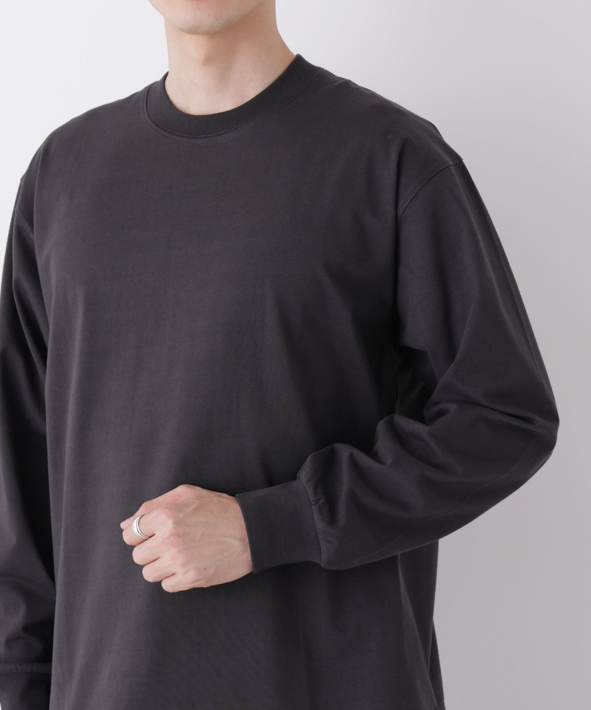 NANO universe「8ozビッグシルエットTシャツ 長袖」|Tシャツ・カットソー|