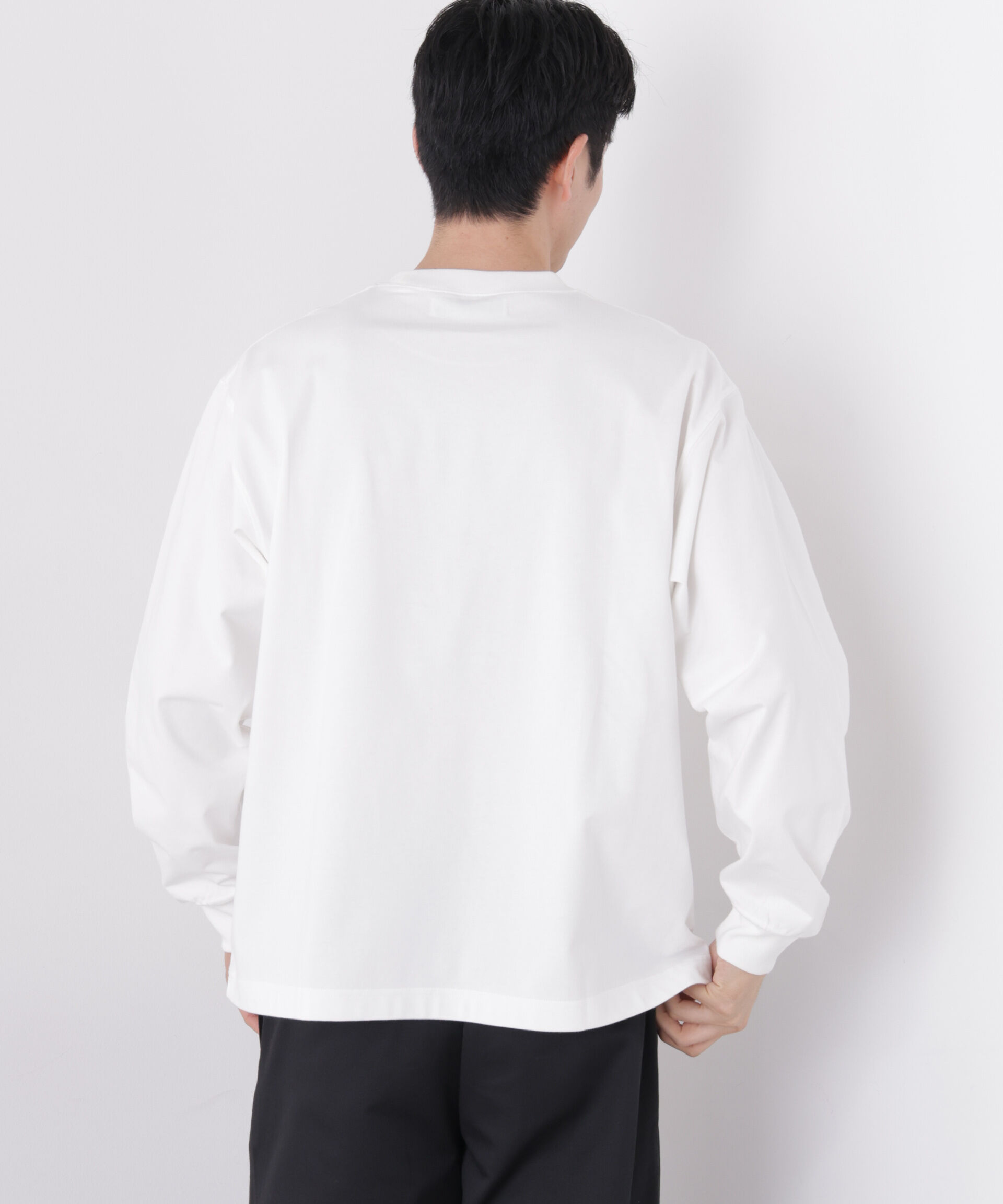 NANO universe「8ozビッグシルエットTシャツ 長袖」|Tシャツ・カットソー|