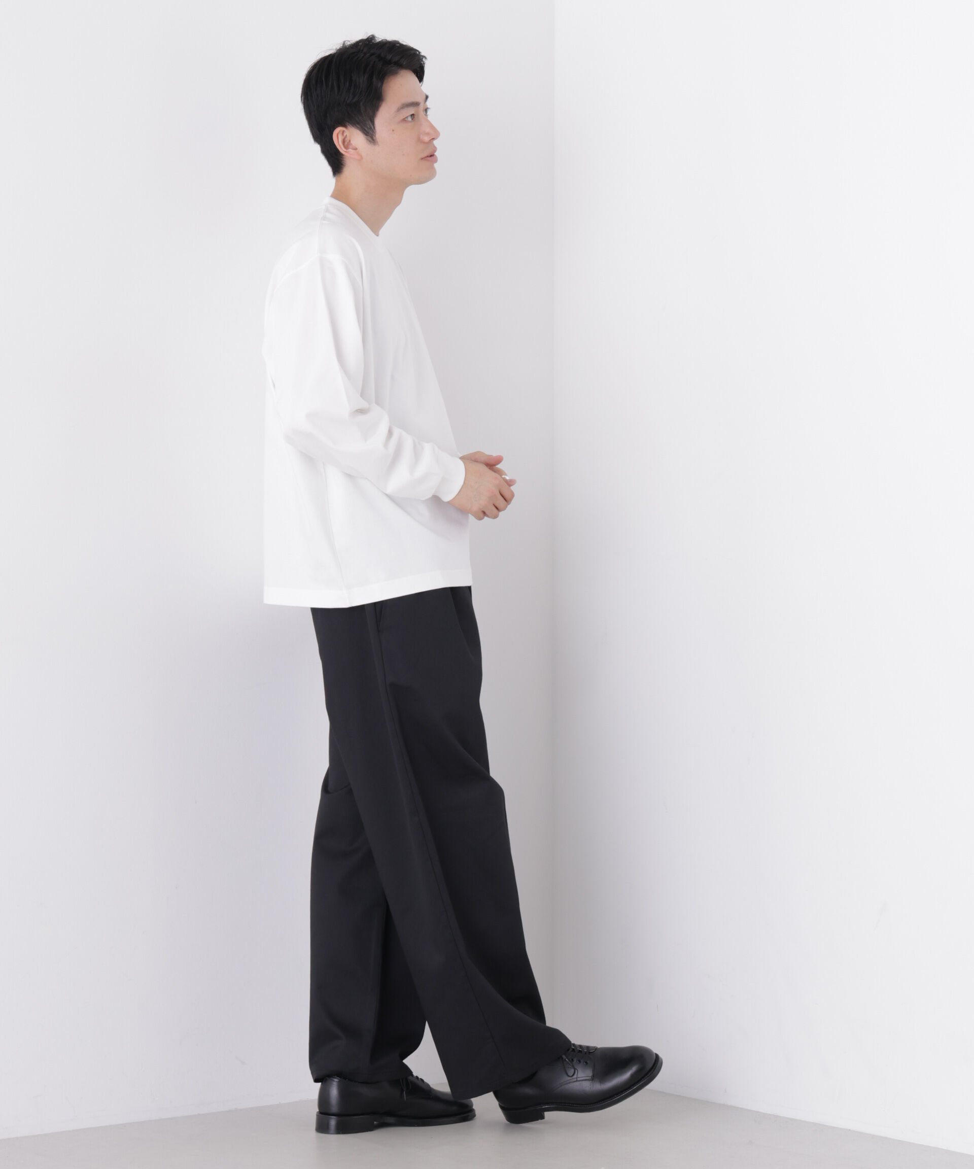 NANO universe「8ozビッグシルエットTシャツ 長袖」|Tシャツ・カットソー|