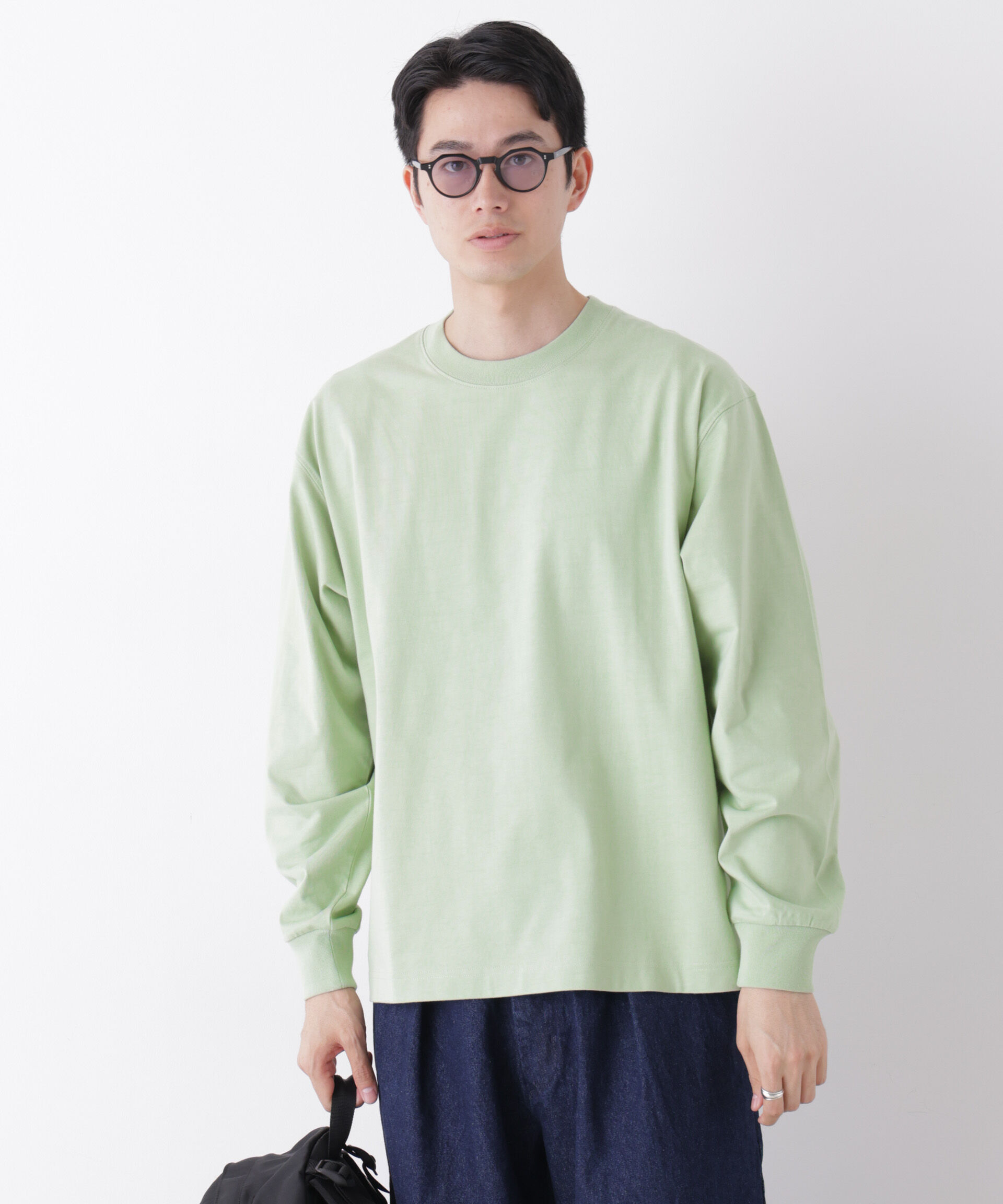 NANO universe「8ozビッグシルエットTシャツ 長袖」|Tシャツ・カットソー|