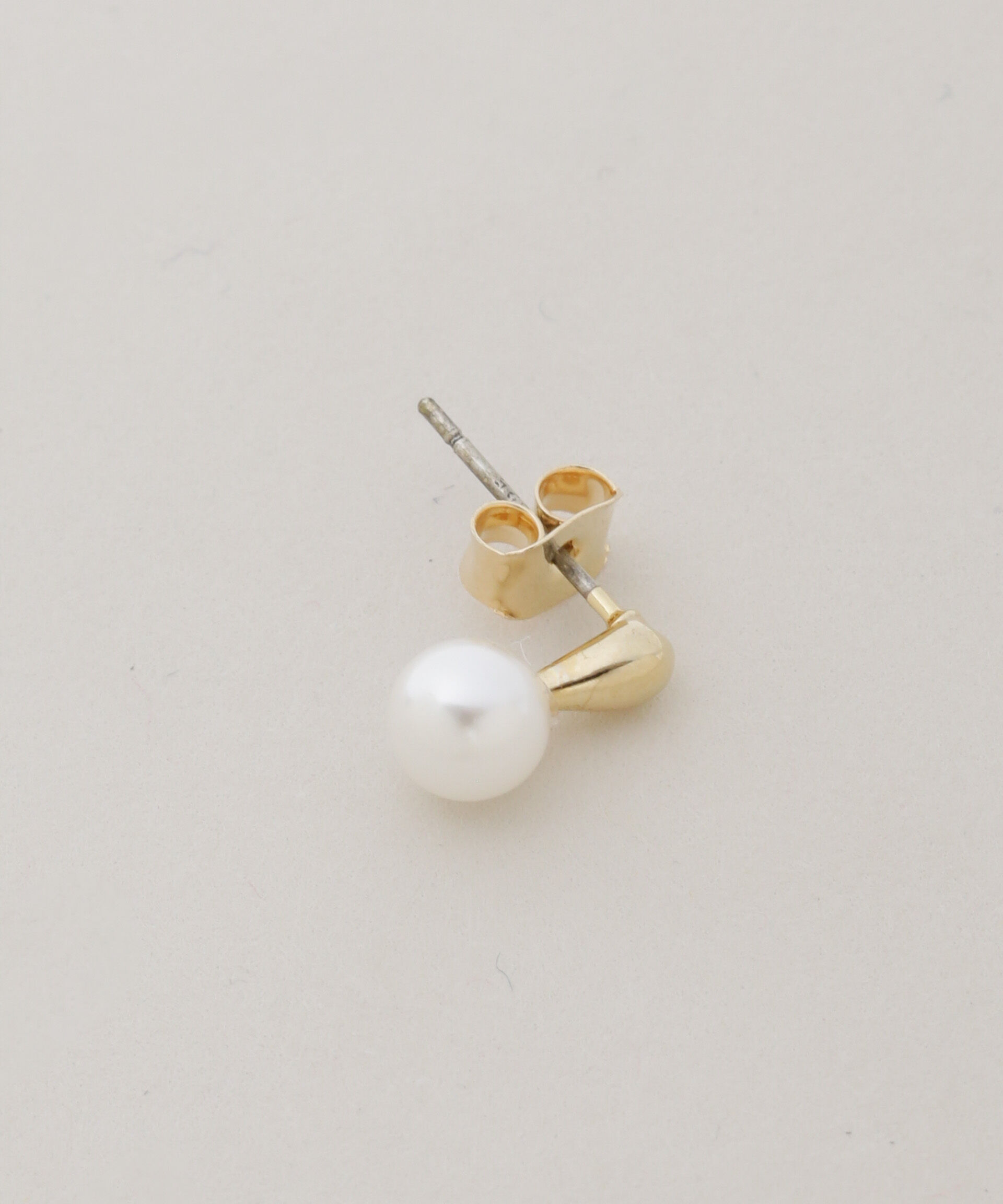 NANO universe「イミテーションパールシンプルピアス」|ピアス|