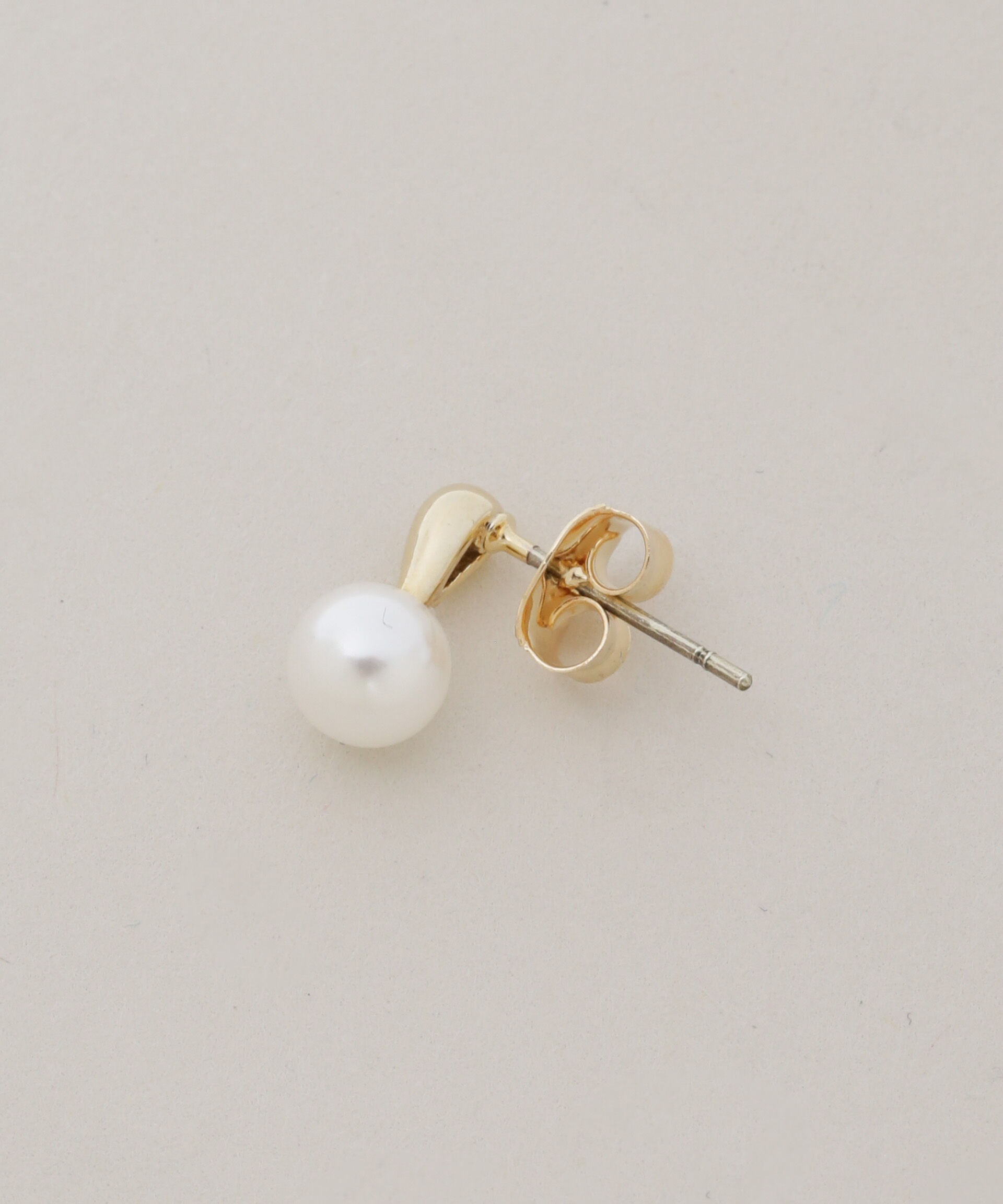 NANO universe「イミテーションパールシンプルピアス」|ピアス|