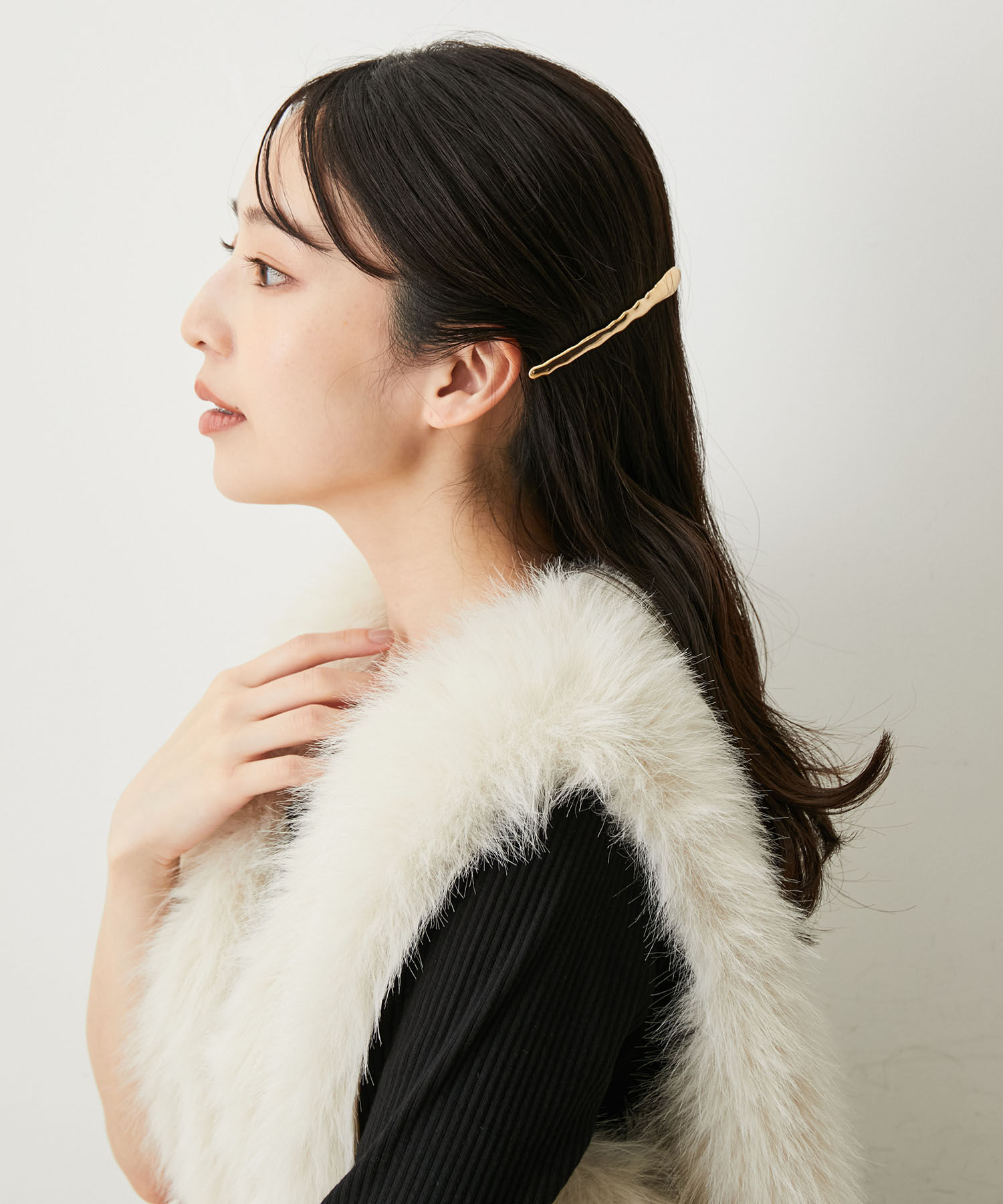 VIS「ニュアンスメタルラインバレッタ」|その他|