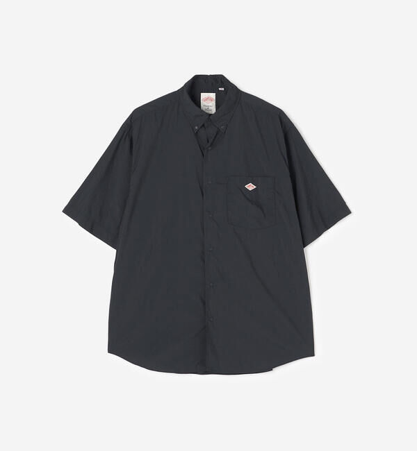 DANTON「DANTON | ナイロンタイプライター プランサーボタンダウン半袖シャツ MEN」|シャツ・ブラウス|