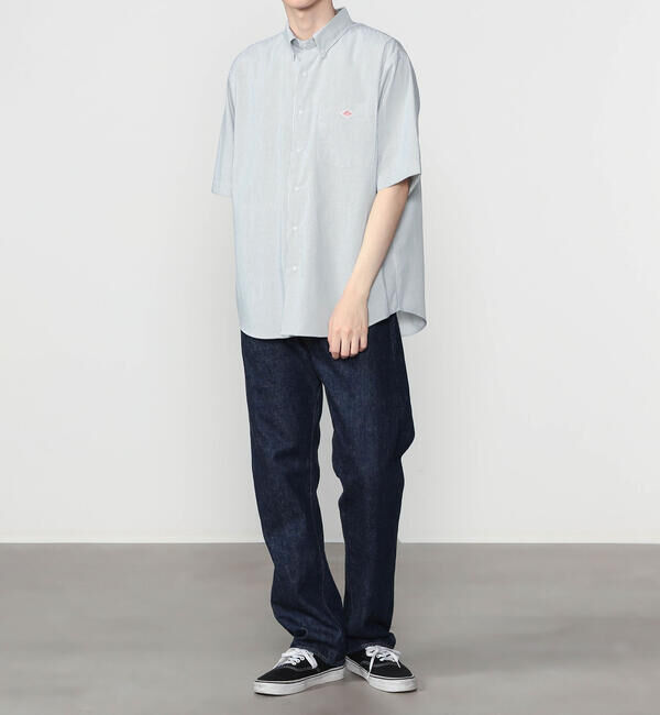 DANTON「DANTON | ポリオックスフォード ボタンダウン半袖シャツ MEN」|シャツ・ブラウス|