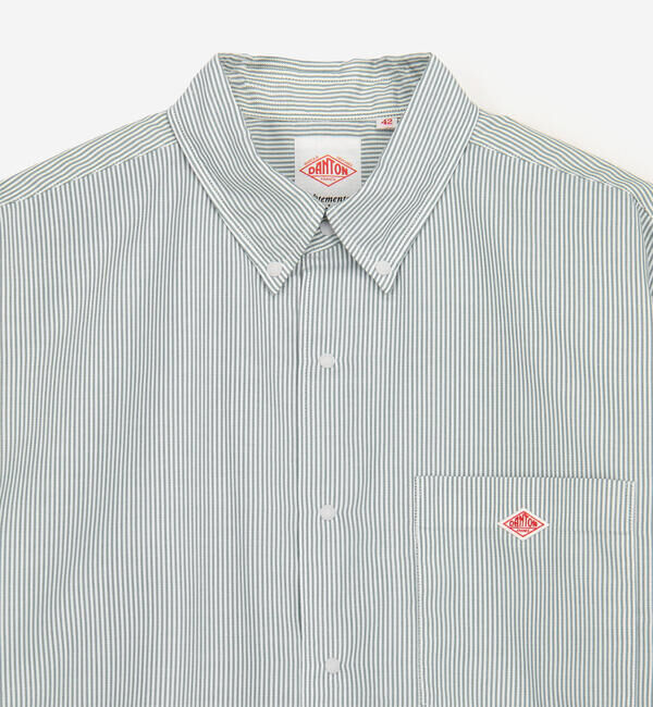 DANTON「DANTON | ポリオックスフォード ボタンダウン半袖シャツ MEN」|シャツ・ブラウス|