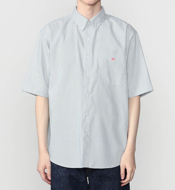 DANTON「DANTON | ポリオックスフォード ボタンダウン半袖シャツ MEN」|シャツ・ブラウス|