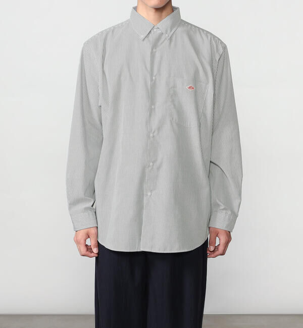 DANTON「DANTON | ポリオックスフォード ボタンダウン長袖シャツ MEN」|シャツ・ブラウス|