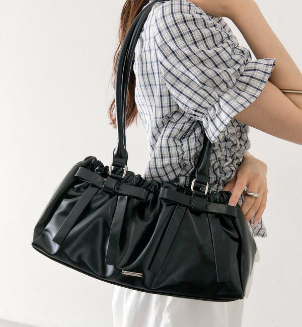  「リボンギャザーBAG」|トートバッグ|