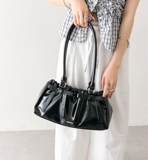  「リボンギャザーBAG」|トートバッグ|