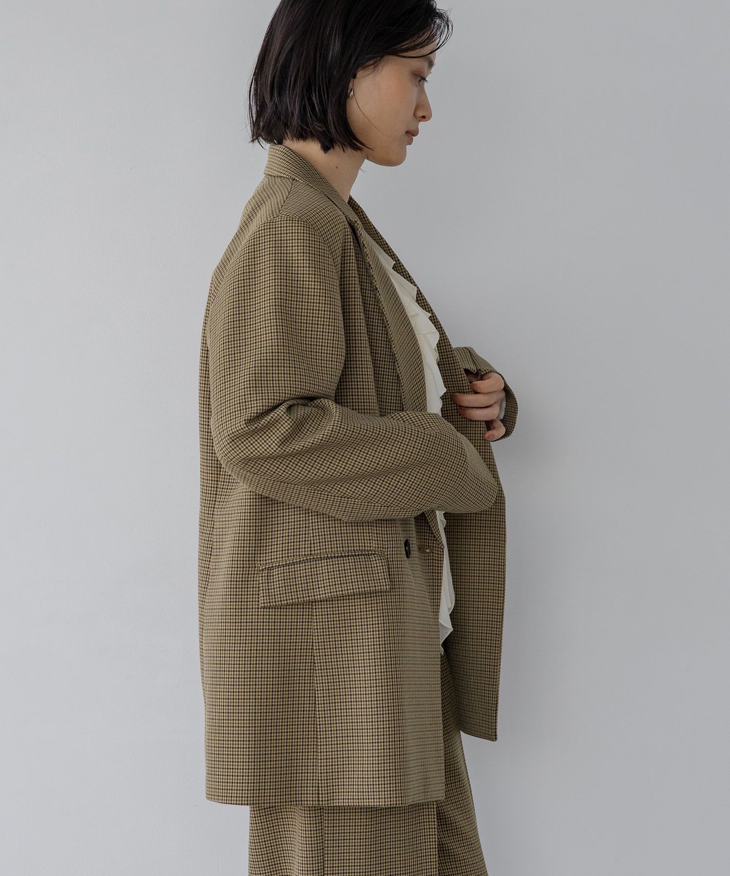 A part by 「【セットアップ対応・Sサイズ展開】ウールライクジャケット」|テーラードジャケット|