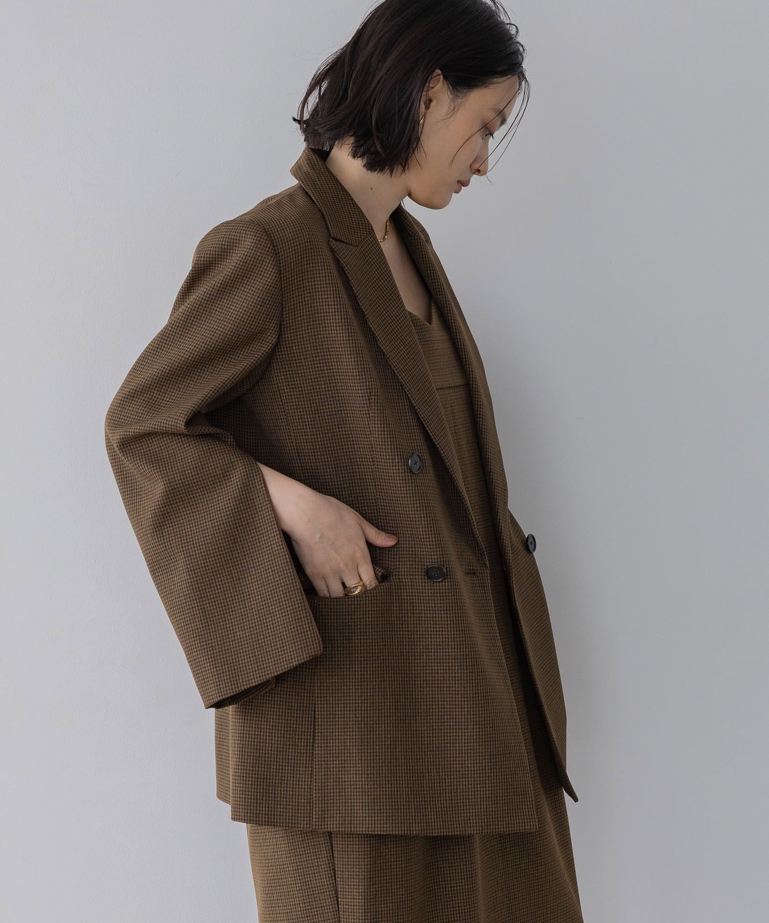 A part by 「【セットアップ対応・Sサイズ展開】ウールライクジャケット」|テーラードジャケット|