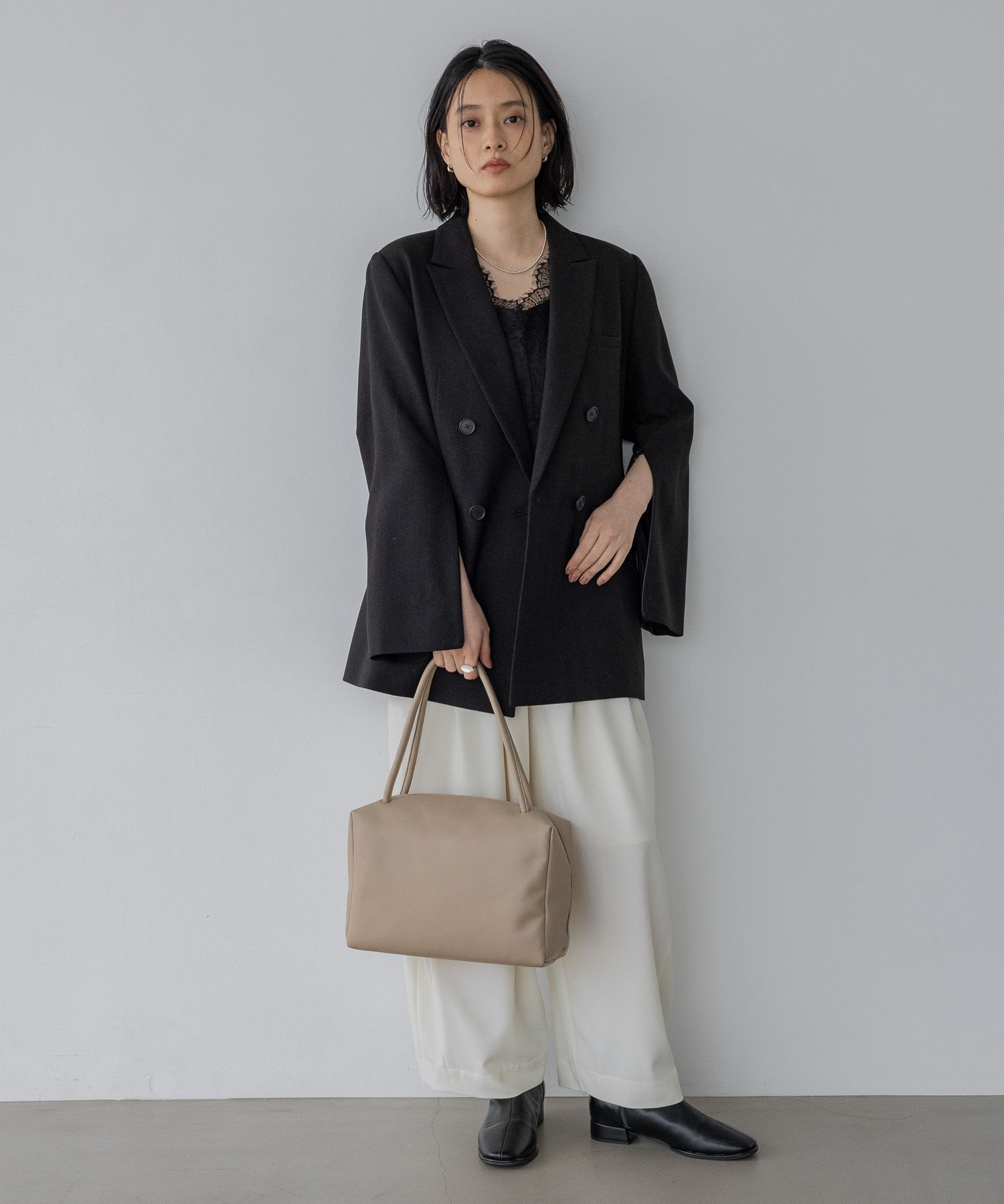 A part by 「【セットアップ対応・Sサイズ展開】ウールライクジャケット」|テーラードジャケット|