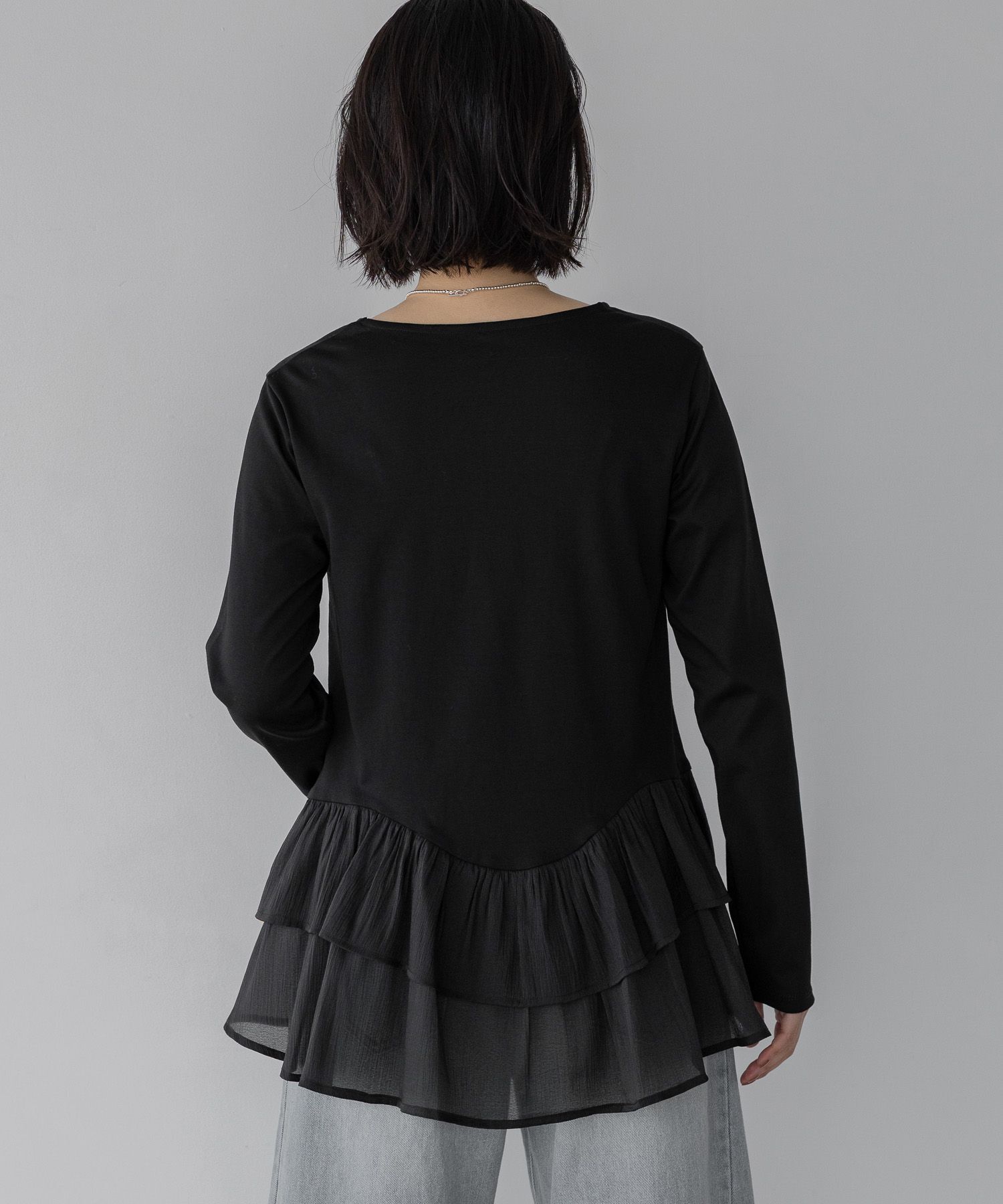 A part by 「 ティアードヘムプルオーバー_長袖」|Tシャツ・カットソー|