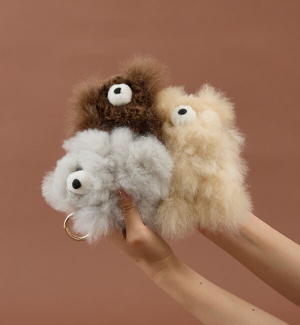 collex「【WEB限定】【COSY/コージー】Small Bear AlpacaKeyri」|チャーム・キーホルダー|