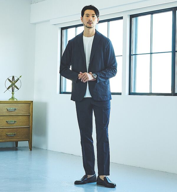 ABAHOUSE「【SMART CLOSET】シルケット天竺 クルーネック 半袖Tシャツ / 接触」|Tシャツ・カットソー|