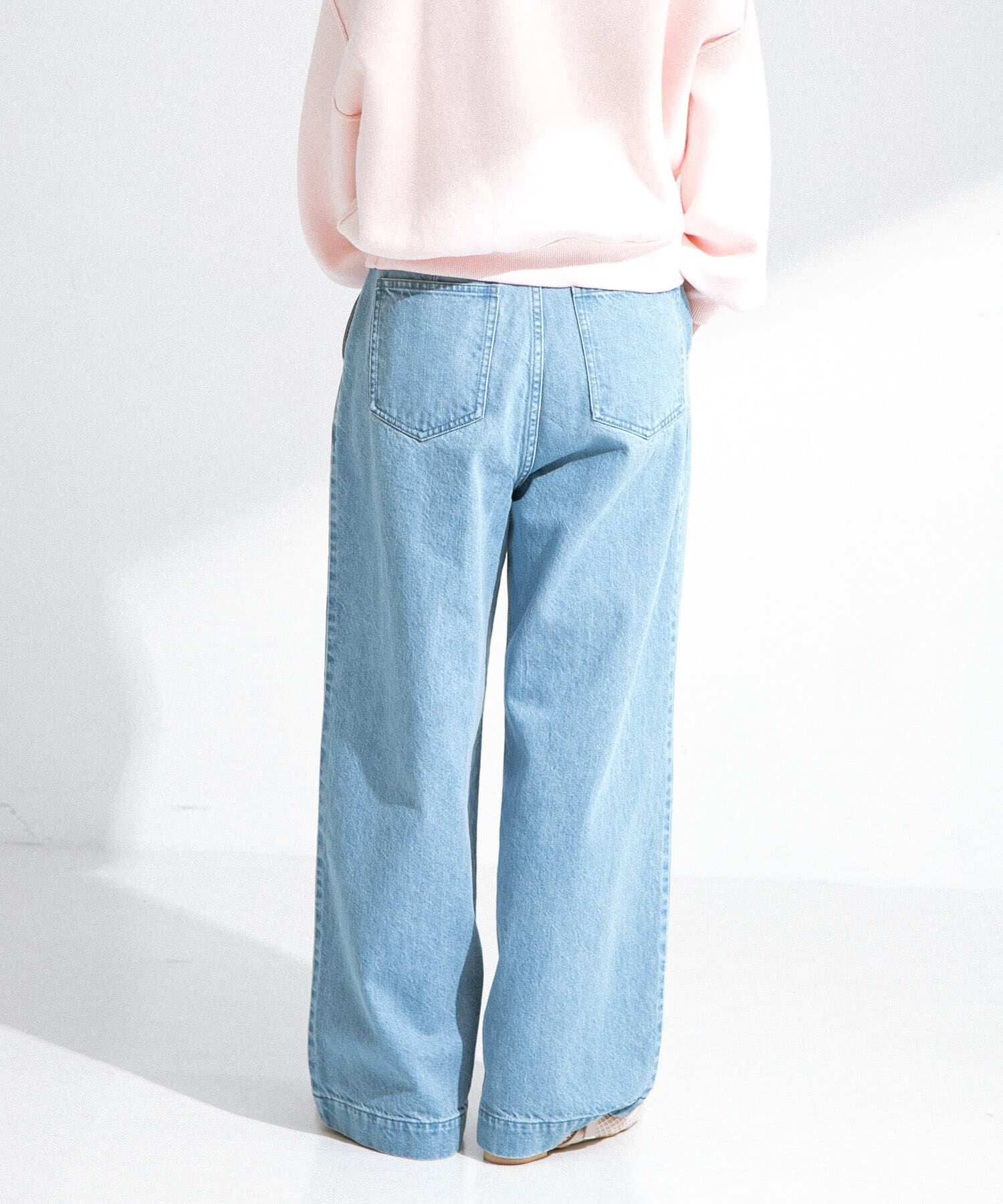 Sonny Label 「『34サイズ/低身長向けも展開』タックデニム」|デニム|