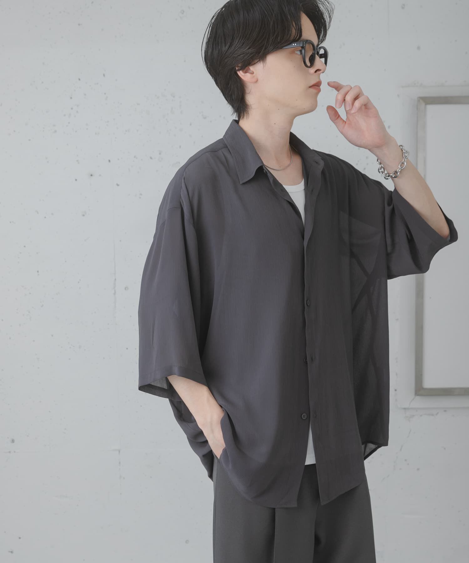 SENSE OF PLACE by URBAN RESEARCH「シアーヨウリュウエクストラルーズシャツ」|シャツ・ブラウス|