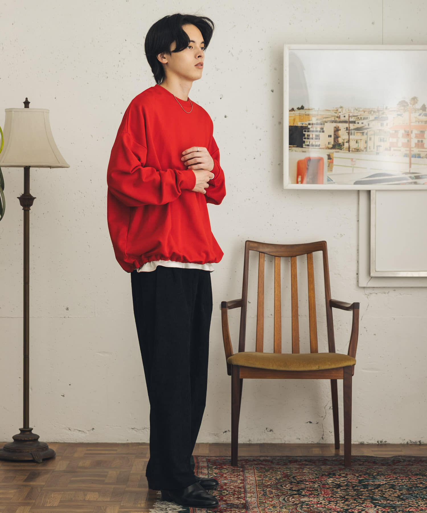 SENSE OF PLACE by URBAN RESEARCH「『速乾』ウォッシュドコーデュロイワイドパンツ」|その他|