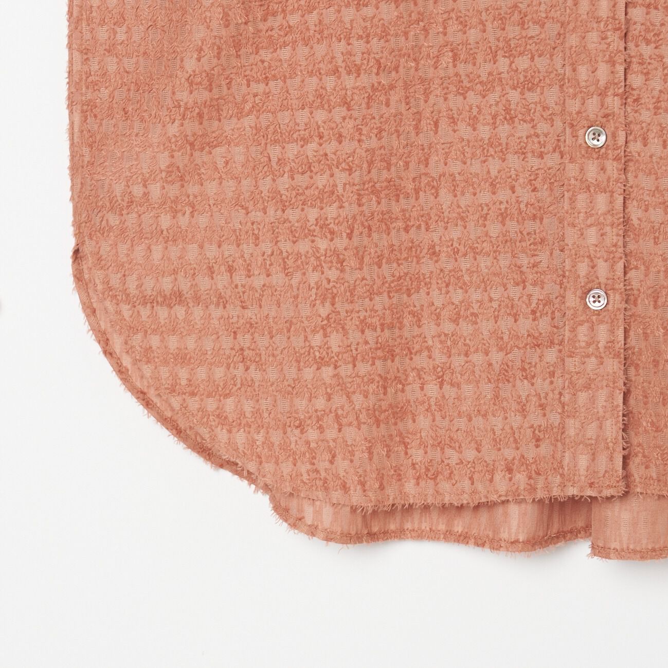 HELIOPOLE「HELIOPOLE CUT JACQUARD BAND COLLAR SHIRT」|シャツ・ブラウス|