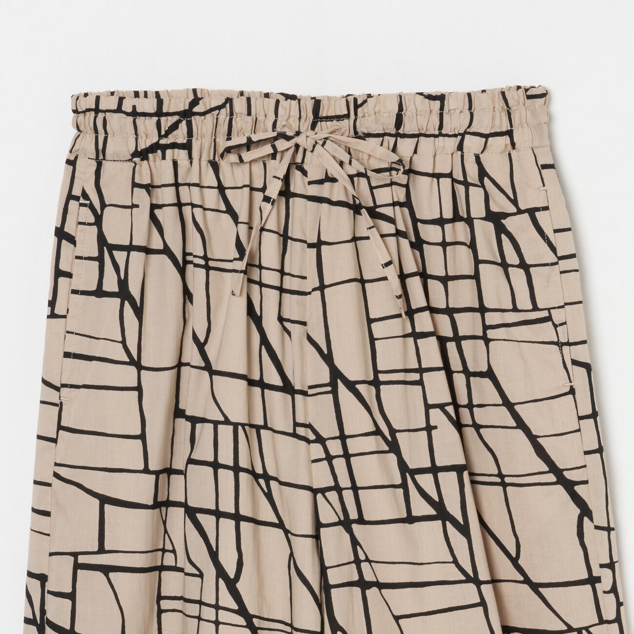 HELIOPOLE「HELIOPOLE COTTONLAWN PRINT EASY PANTS」|チノ|