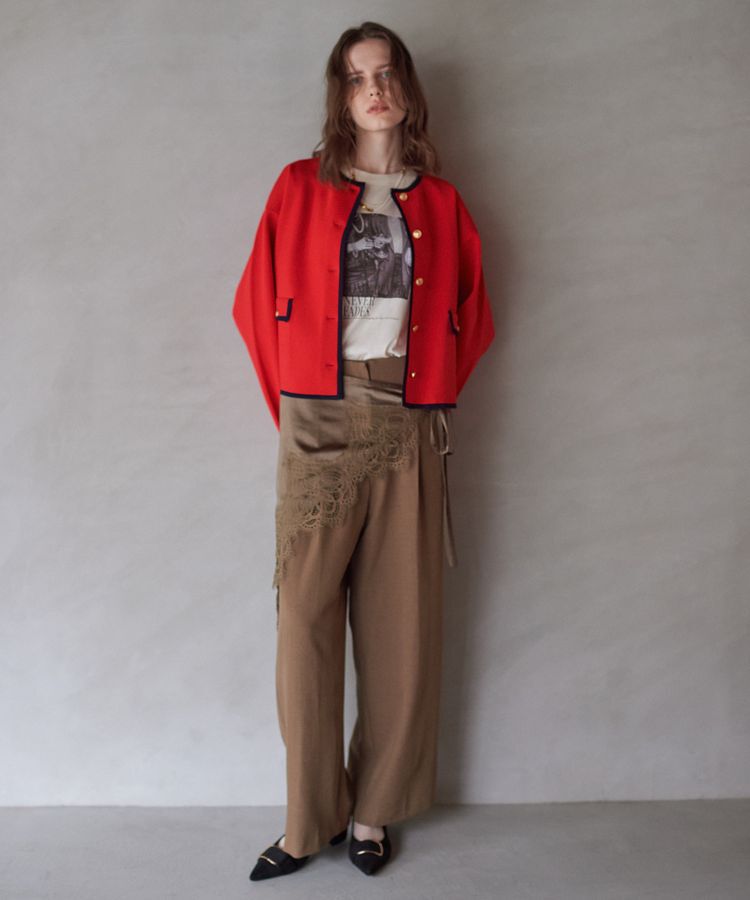 YECCA VECCA「[2SET]レイヤードストレートパンツ」|その他|