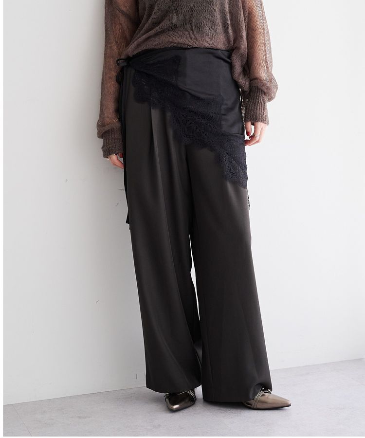 YECCA VECCA「[2SET]レイヤードストレートパンツ」|その他|