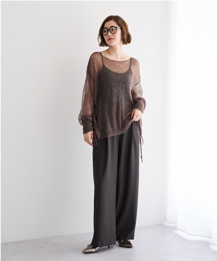 YECCA VECCA「[2SET]レイヤードストレートパンツ」|その他|