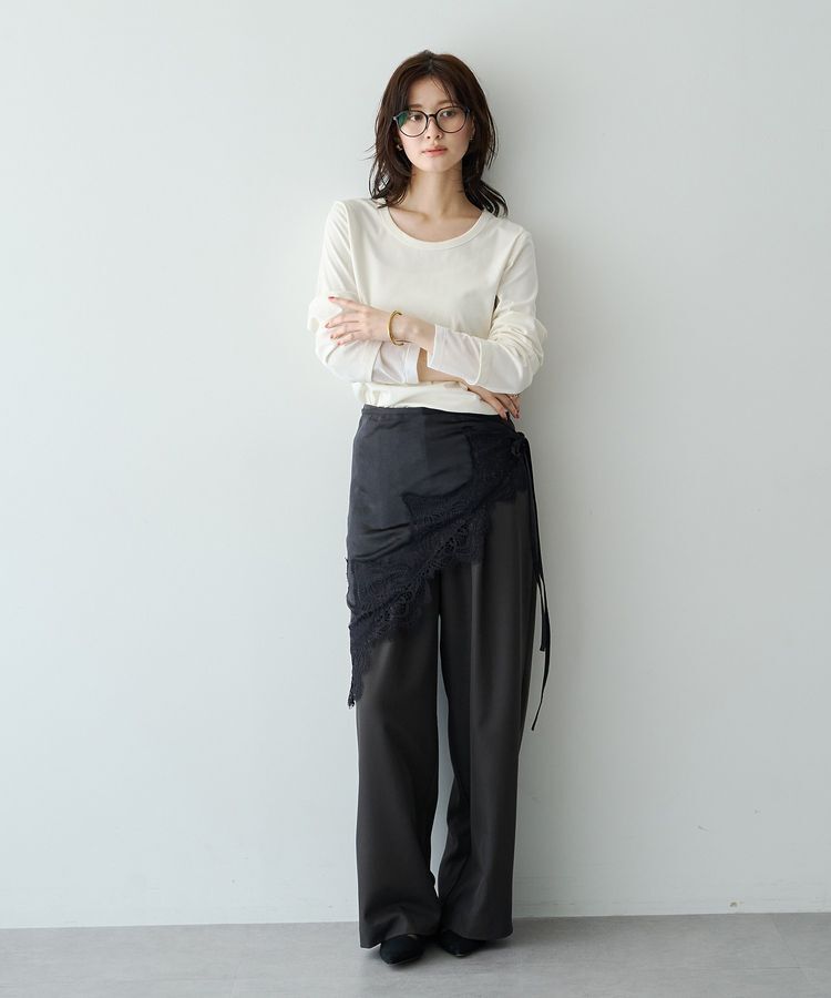 YECCA VECCA「[2SET]レイヤードストレートパンツ」|その他|