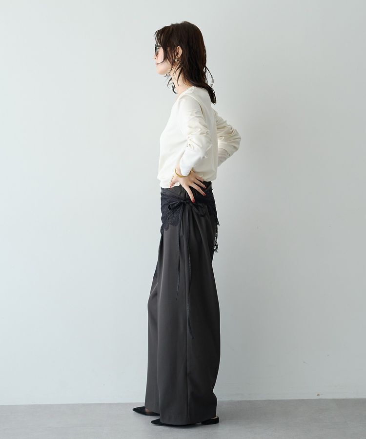 YECCA VECCA「[2SET]レイヤードストレートパンツ」|その他|