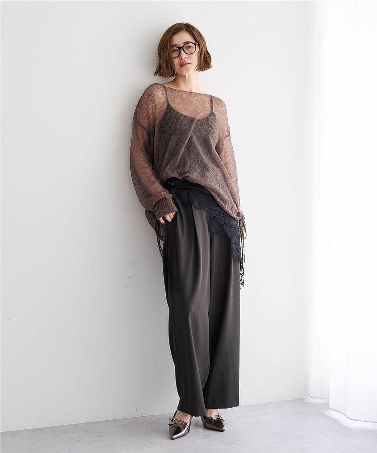 YECCA VECCA「[2SET]レイヤードストレートパンツ」|その他|