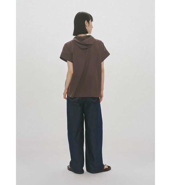 MIDIUMISOLID「MIDIUMISOLID for Ladies フードタイワイドプルオーバー」|シャツ・ブラウス|