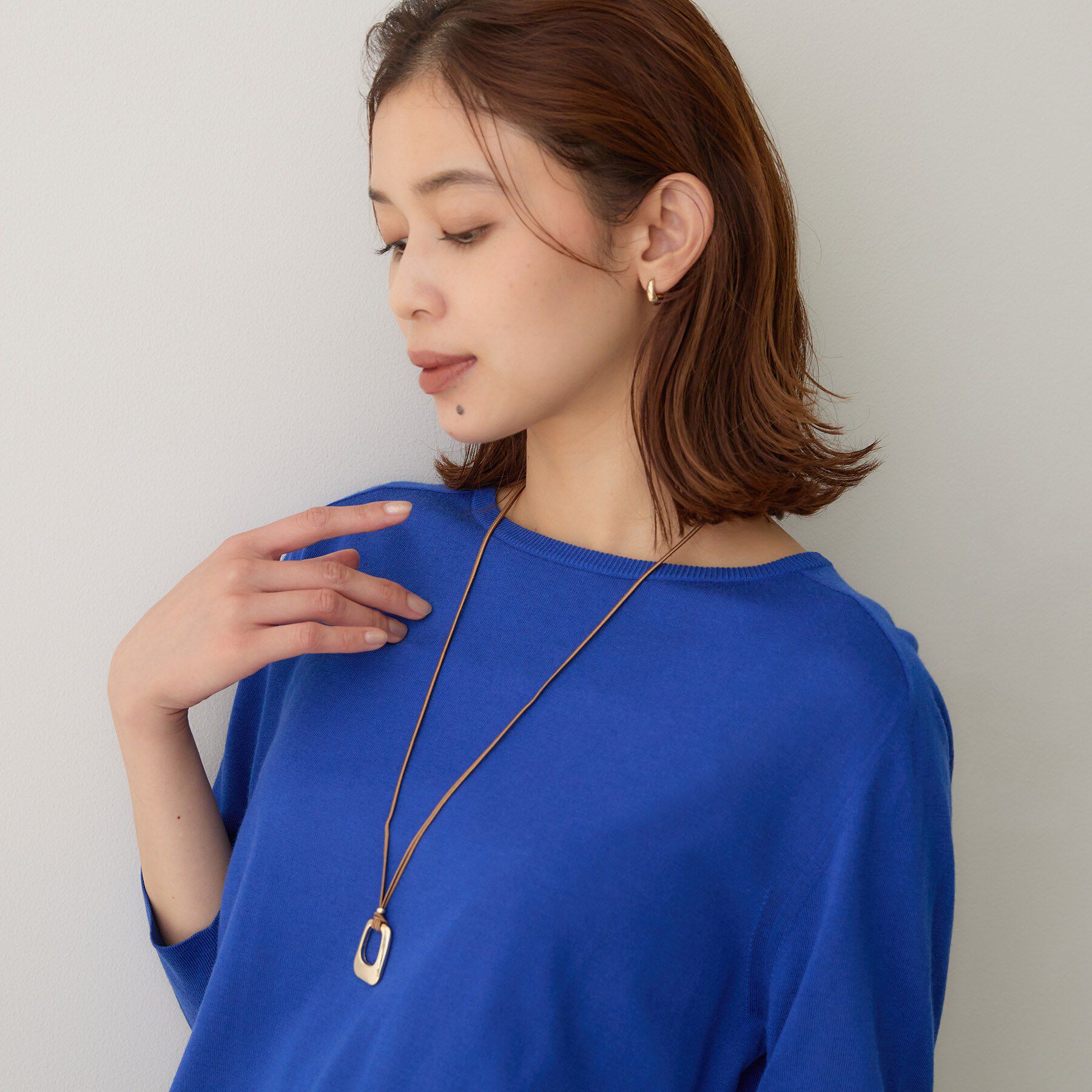 UNTITLED「【Made In Japan】スクエアプレートネックレス」|ネックレス|