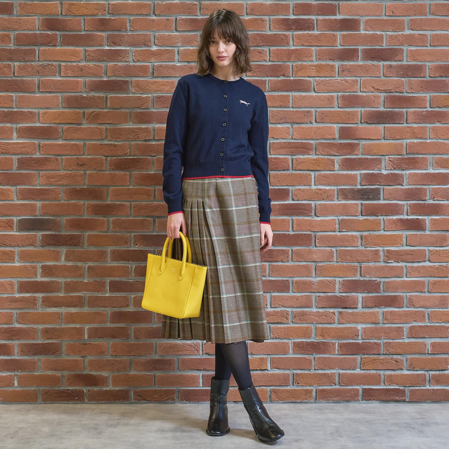 DRESSTERIOR「ゼニアバル―ファキャッシュウールクルーネックカーディガン」|カーディガン|